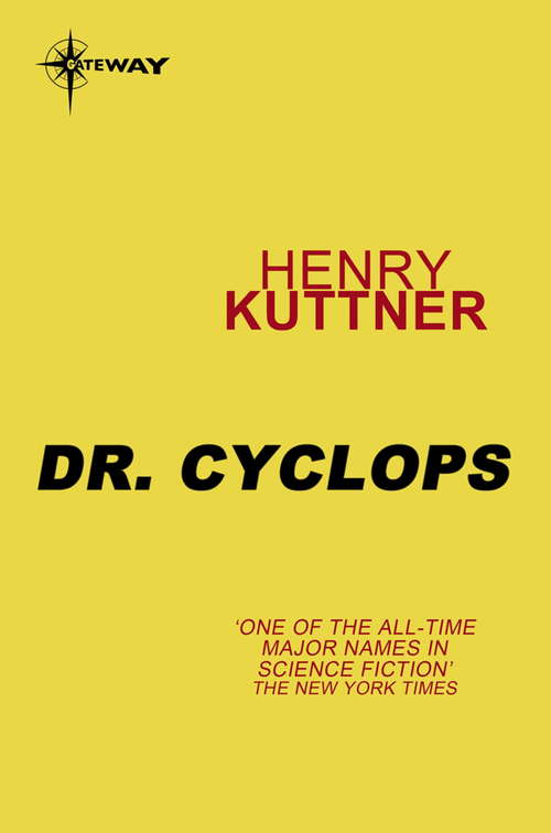 Book cover of Dr Cyclops
