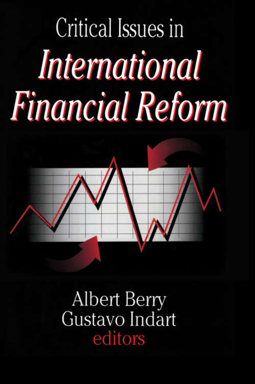 Book cover of Critical Issues in International Financial Reform