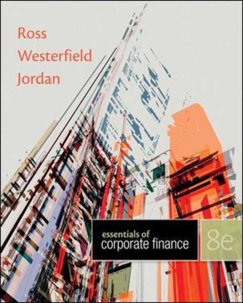 Book cover of Essentials Of Corporate Finance 8th Edition