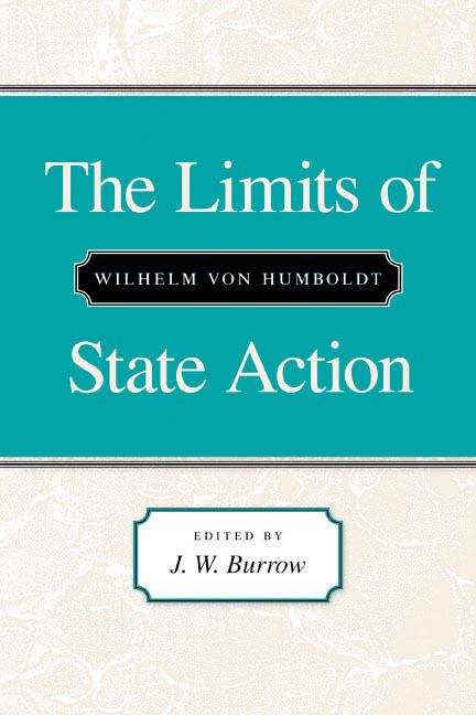Book cover of The Limits of State Action