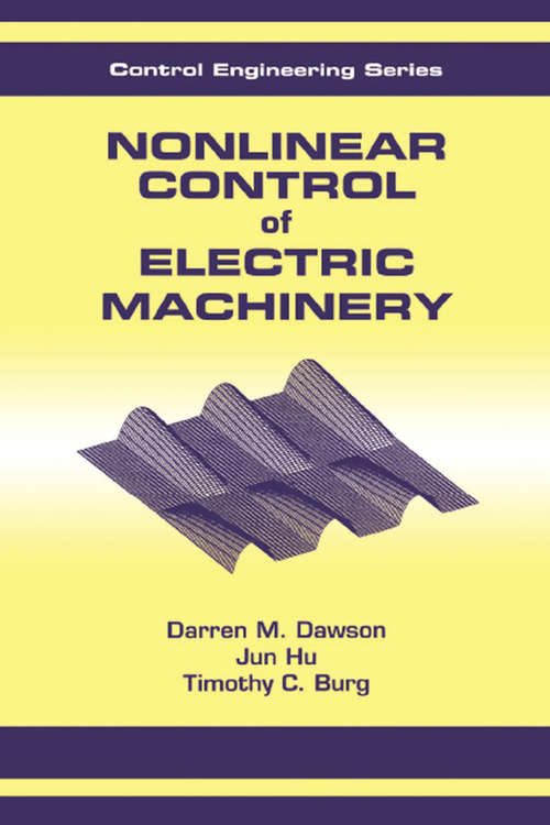 Book cover of Nonlinear Control of Electric Machinery