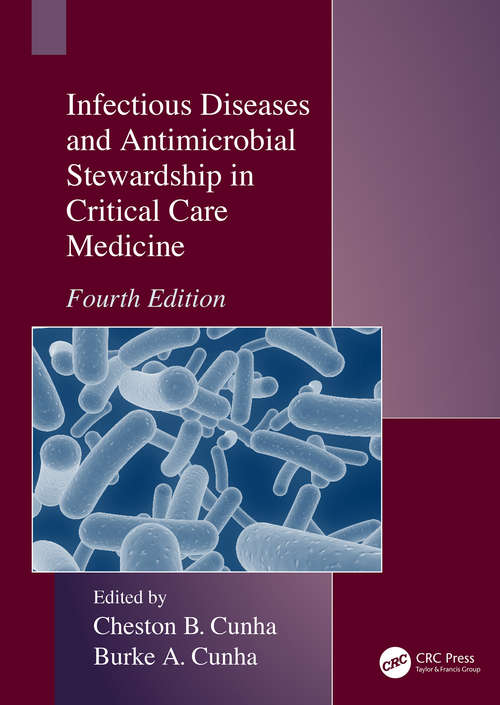 Book cover of Infectious Diseases and Antimicrobial Stewardship in Critical Care Medicine (4)