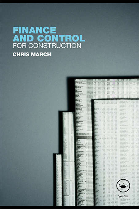 Book cover of Finance and Control for Construction