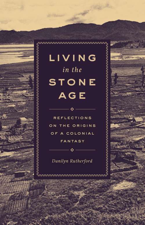 Book cover of Living in the Stone Age: Reflections on the Origins of a Colonial Fantasy