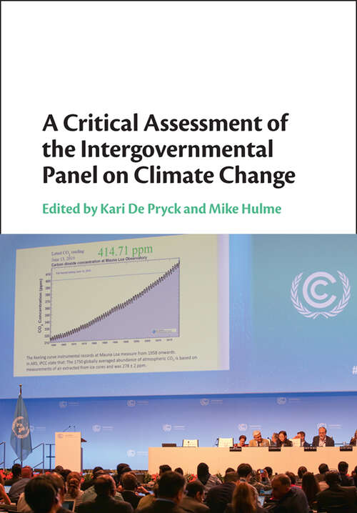 Book cover of A Critical Assessment of the Intergovernmental Panel on Climate Change