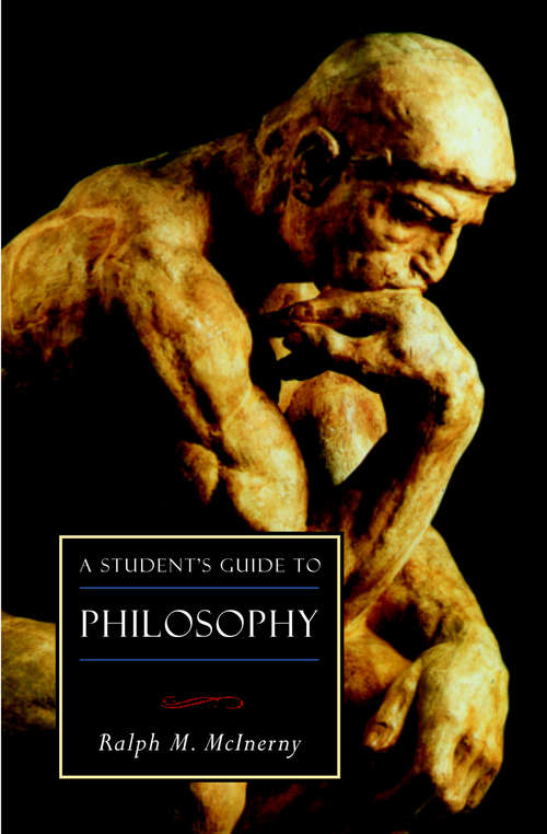 Book cover of A Student's Guide to Philosophy: Philosophy (ISI Guides to the Major Disciplines)