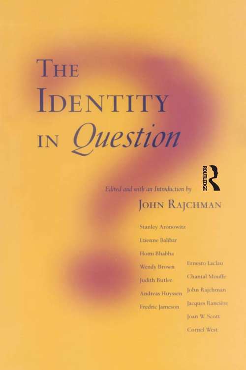 Book cover of The Identity in Question