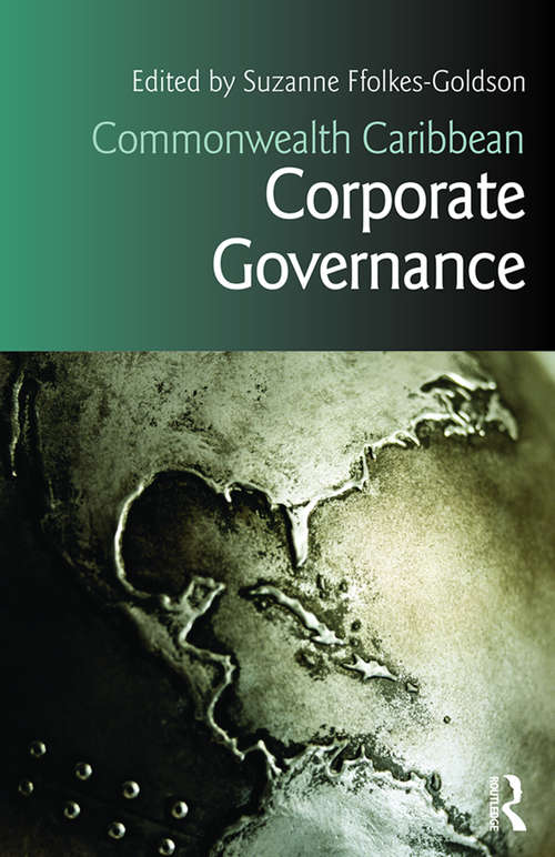 Book cover of Commonwealth Caribbean Corporate Governance (Commonwealth Caribbean Law)
