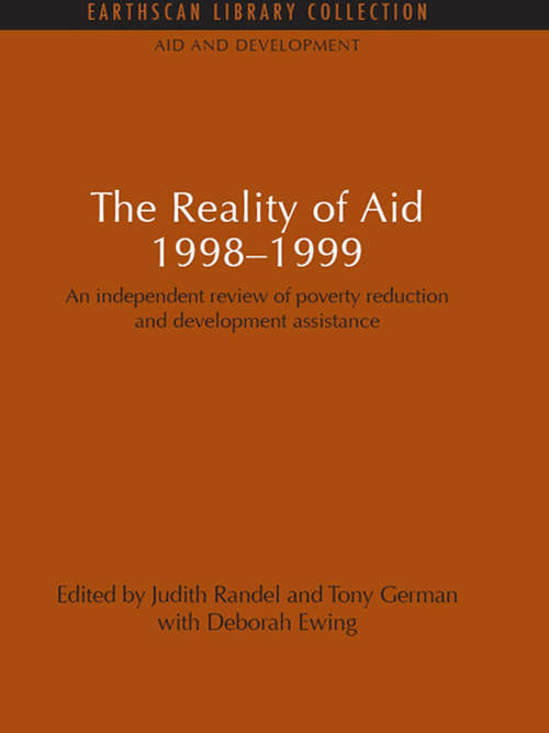 Book cover of The Reality of Aid 1998-1999: An independent review of poverty reduction and development assistance (Aid and Development Set)