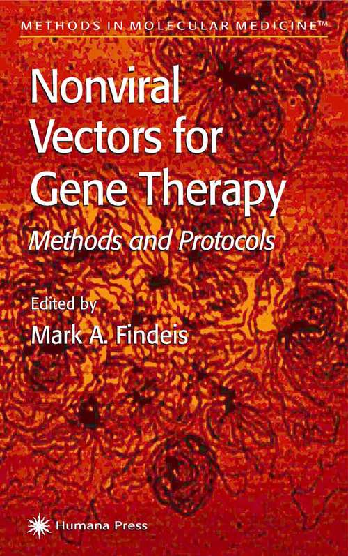 Book cover of Nonviral Vectors for Gene Therapy