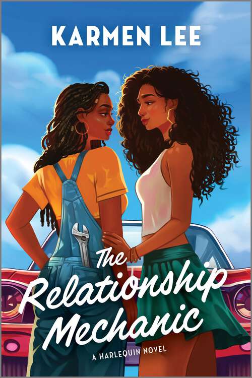 Book cover of The Relationship Mechanic: A Spicy Small Town Black Sapphic Rom Com (Original) (Peach Blossom)