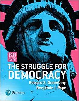 Book cover of The Struggle For Democracy (2016 Presidential Election Edition)