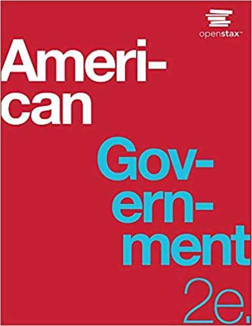 Book cover of American Government 2e (Second Edition)