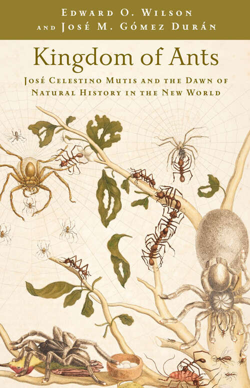 Book cover of Kingdom of Ants: José Celestino Mutis and the Dawn of Natural History in the New World