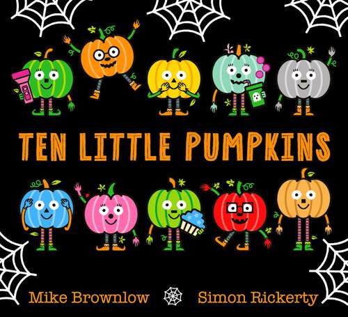 Book cover of Ten Little Pumpkins (Ten Little #13)