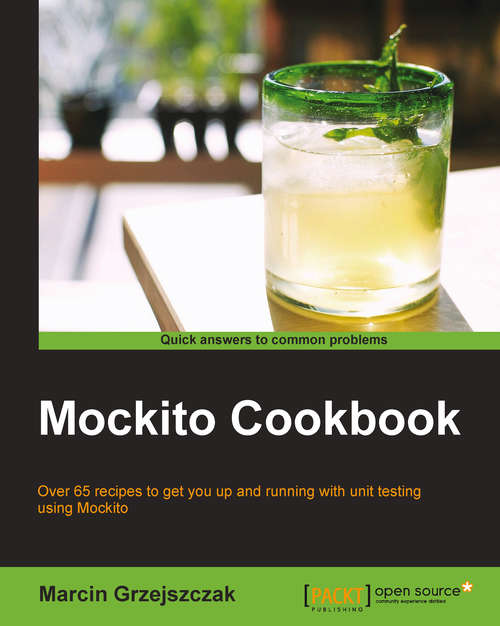 Book cover of Mockito Cookbook