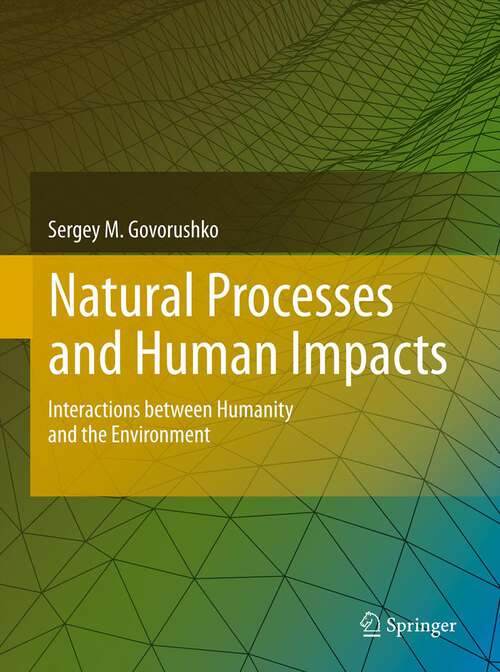 Book cover of Natural Processes and Human Impacts