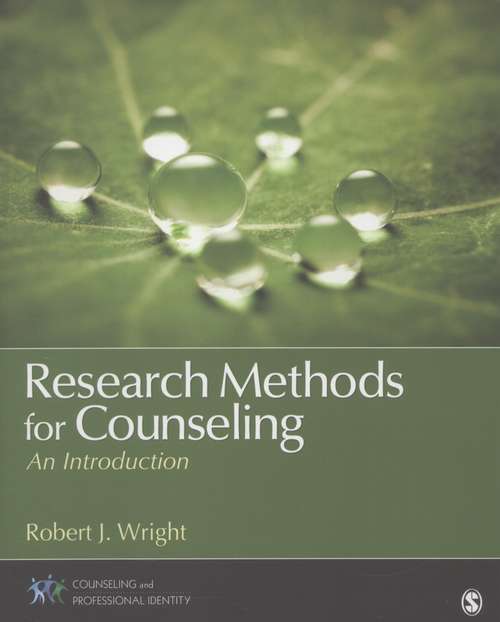 Book cover of Research Methods For Counseling: An Introduction