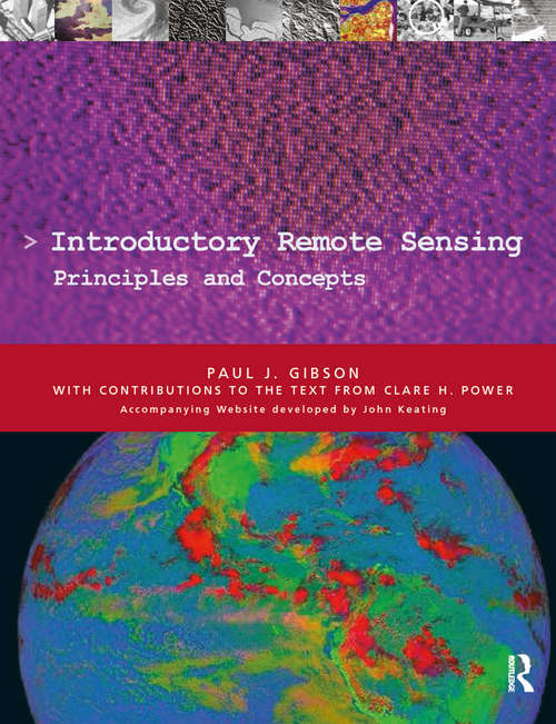 Book cover of Introductory Remote Sensing Principles and Concepts