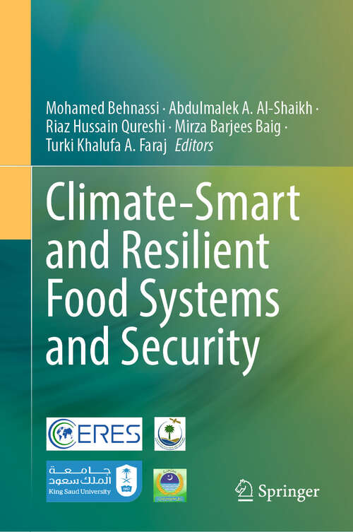 Book cover of Climate-Smart and Resilient Food Systems and Security (2024)