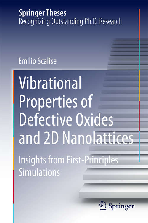 Book cover of Vibrational Properties of Defective Oxides and 2D Nanolattices