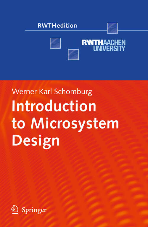 Book cover of Introduction to Microsystem Design