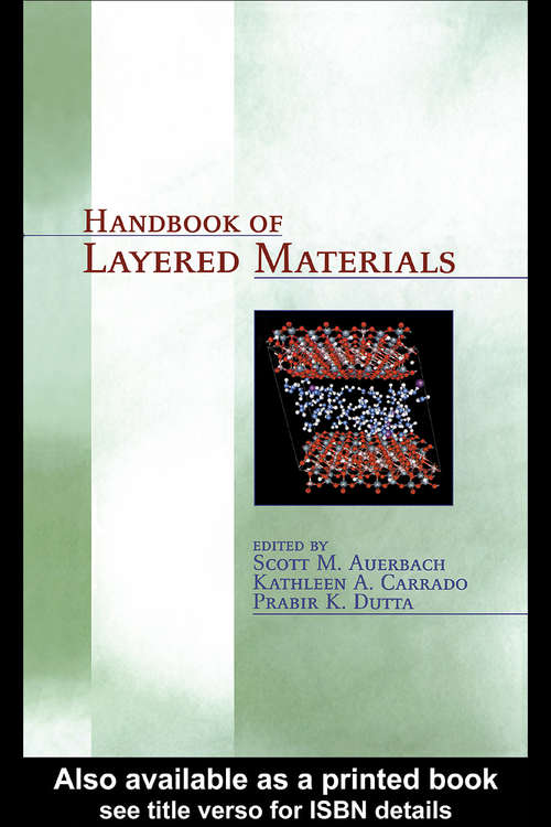 Book cover of Handbook of Layered Materials