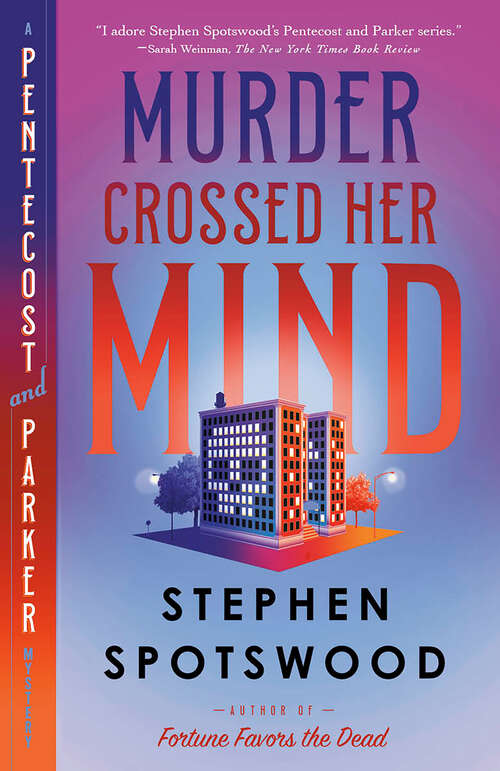 Book cover of Murder Crossed Her Mind: A Pentecost and Parker Mystery (A Pentecost and Parker Mystery #4)