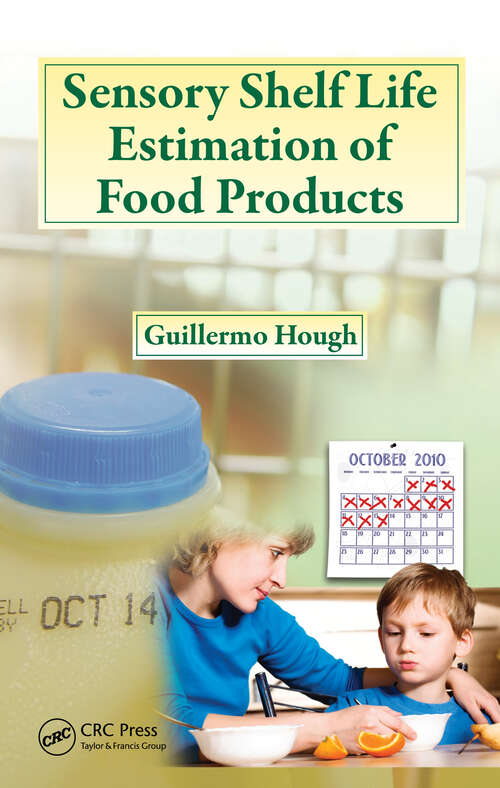 Book cover of Sensory Shelf Life Estimation of Food Products