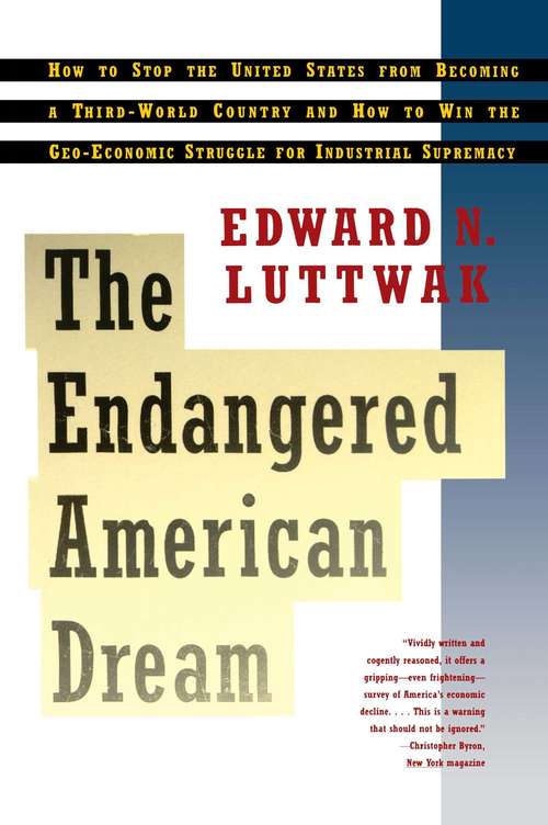 Book cover of The Endangered American Dream