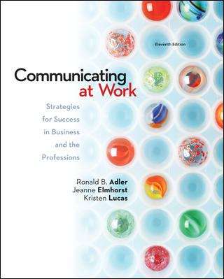 Book cover of Communicating at Work: Strategies For Success in Business and the Professions (11th Edition)
