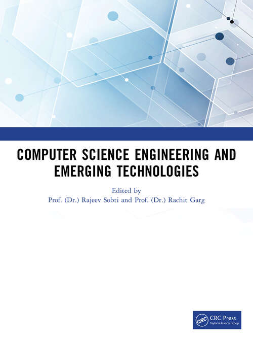 Book cover of Computer Science Engineering and Emerging Technologies: Proceedings of ICCS 2022