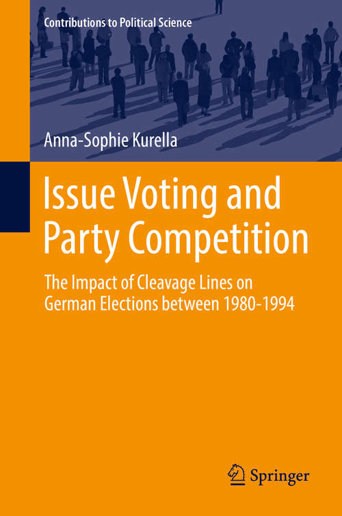 Book cover of Issue Voting and Party Competition