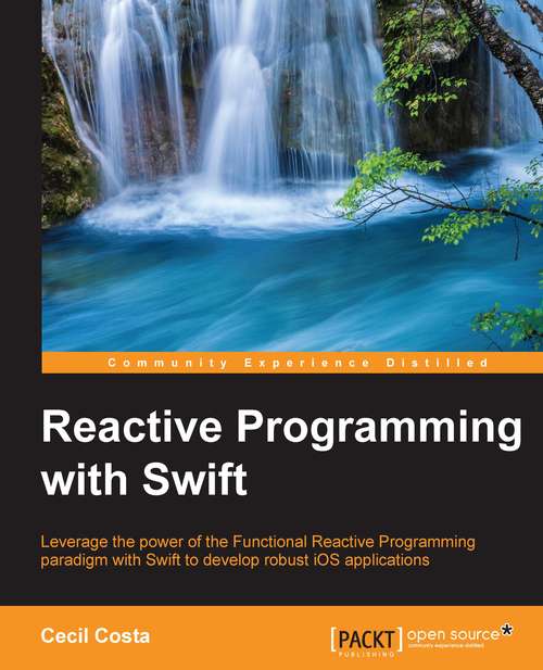 Book cover of Reactive Programming with Swift
