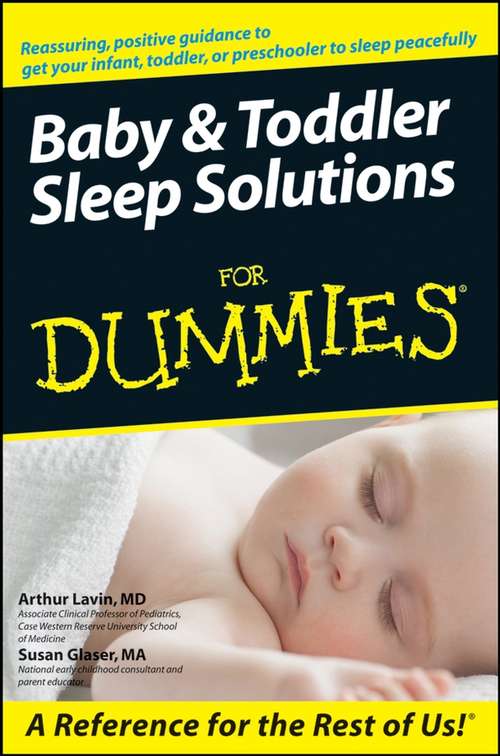 Book cover of Baby and Toddler Sleep Solutions For Dummies