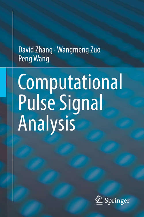 Book cover of Computational Pulse Signal Analysis (1st ed. 2018)