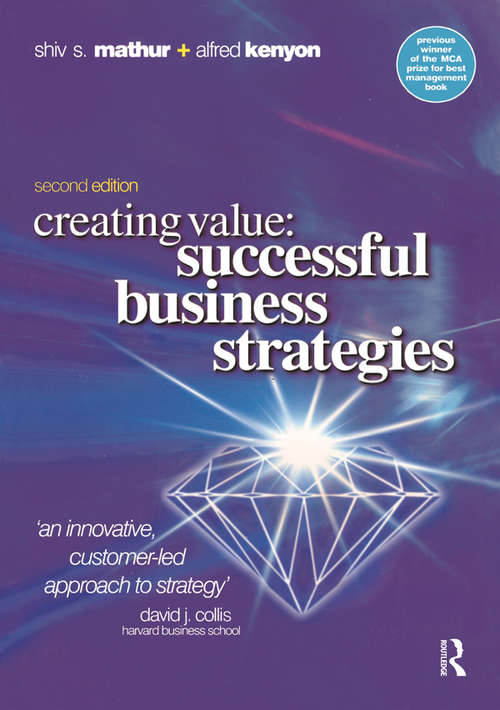 Book cover of Creating Value: Successful Business Strategies (2)