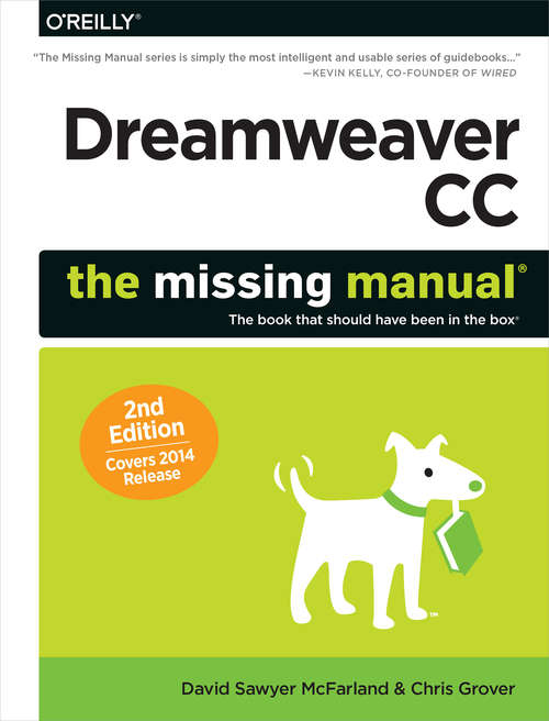 Book cover of Dreamweaver CC: Covers 2014 release (Missing Manual Ser.)