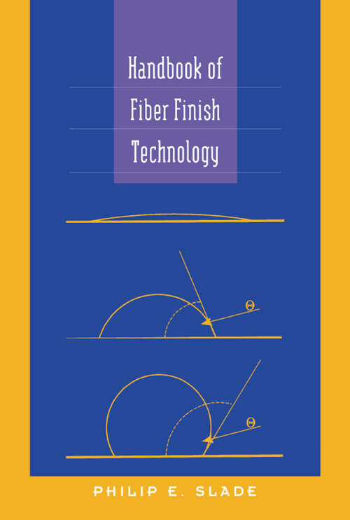 Book cover of Handbook of Fiber Finish Technology