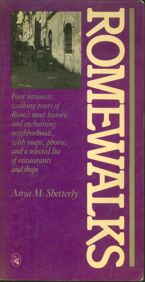 Book cover of Romewalks