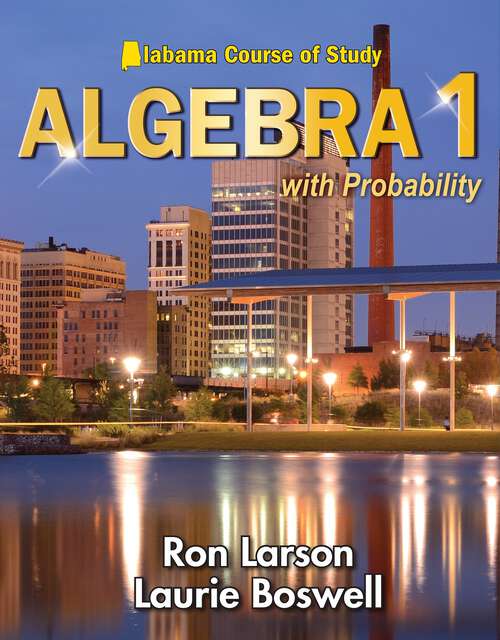 Book cover of Big Ideas Math Alabama 2022 Algebra 1