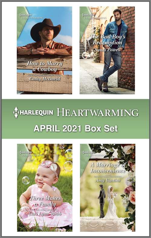 Book cover of Harlequin Heartwarming April 2021 Box Set: A Clean Romance