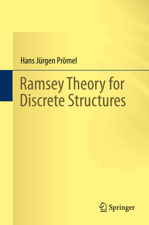 Book cover of Ramsey Theory for Discrete Structures