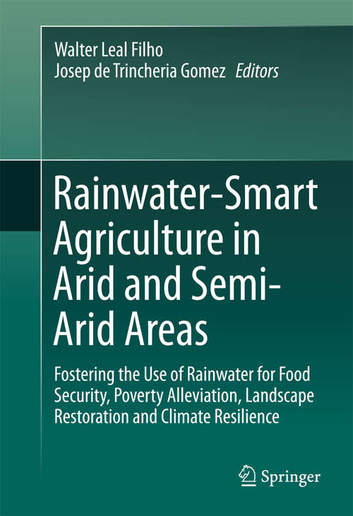 Book cover of Rainwater-Smart Agriculture in Arid and Semi-Arid Areas