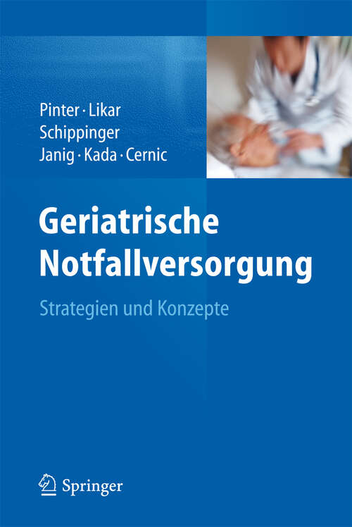 Book cover of Geriatrische Notfallversorgung