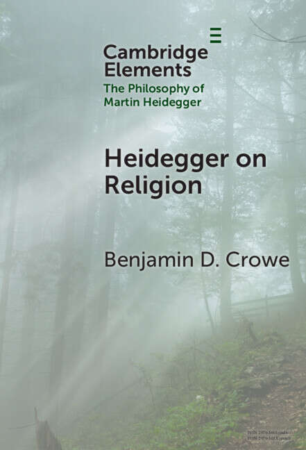 Book cover of Heidegger on Religion (Elements in the Philosophy of Martin Heidegger)