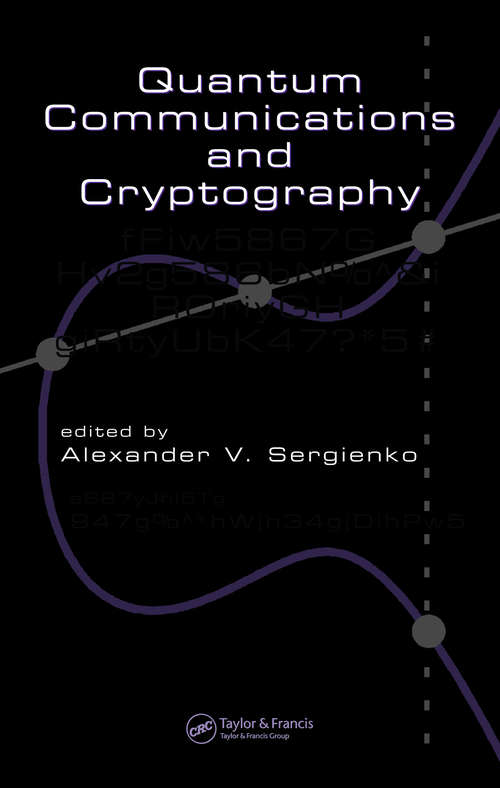 Book cover of Quantum Communications and Cryptography (1)