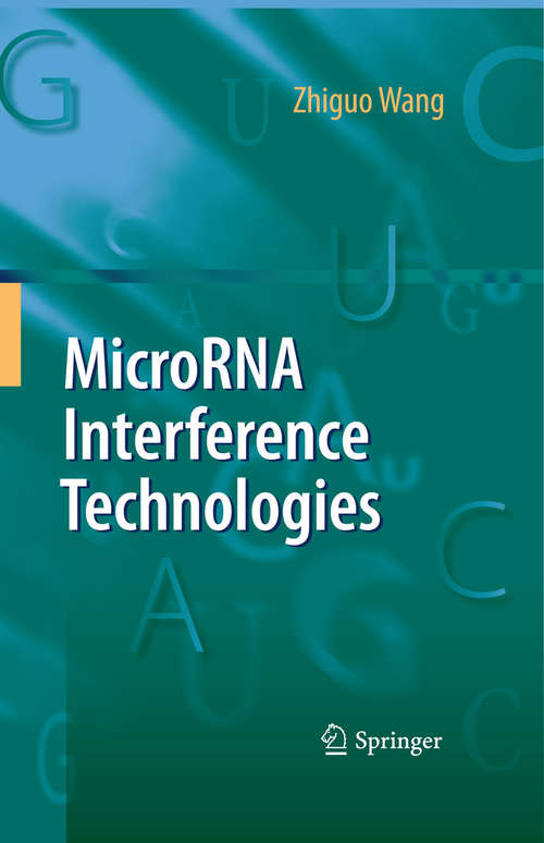 Book cover of MicroRNA Interference Technologies