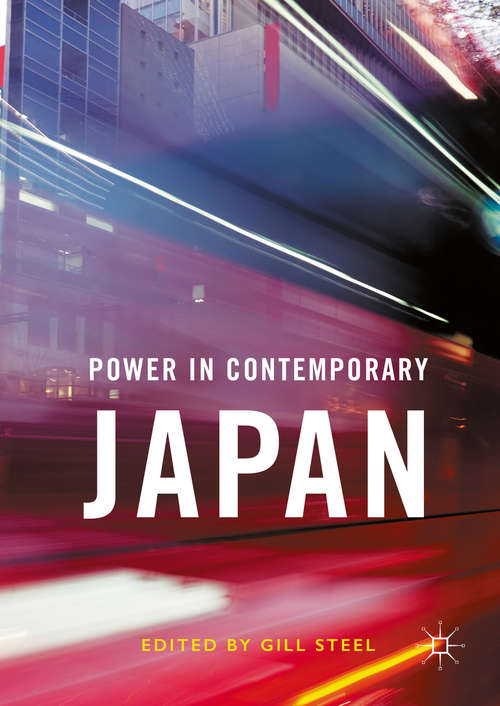 Book cover of Power in Contemporary Japan