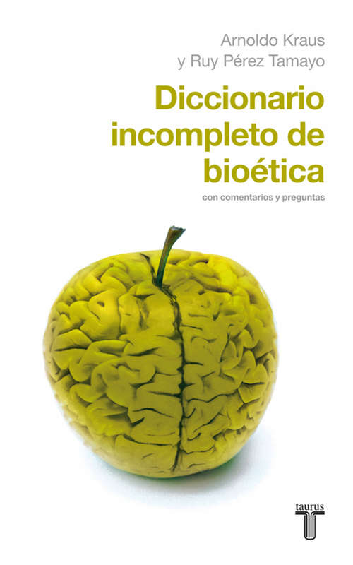 Book cover of Diccionario incompleto de bioética